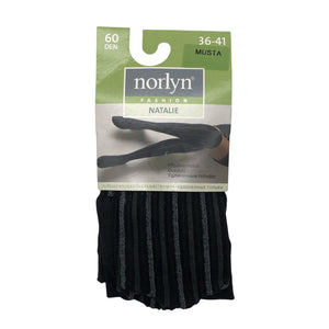 Unisex Norlyn - Stockings, thin, size 36 - Black (1)