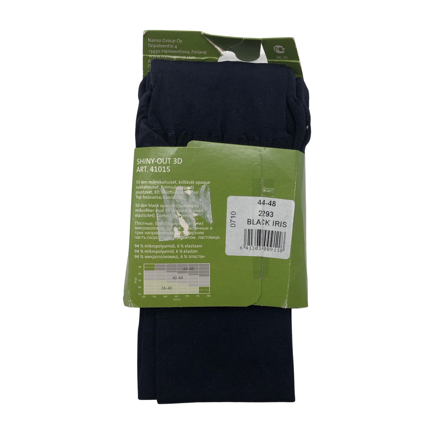 Unisex Norlyn - Stockings, thin, size 44 - Black (3)