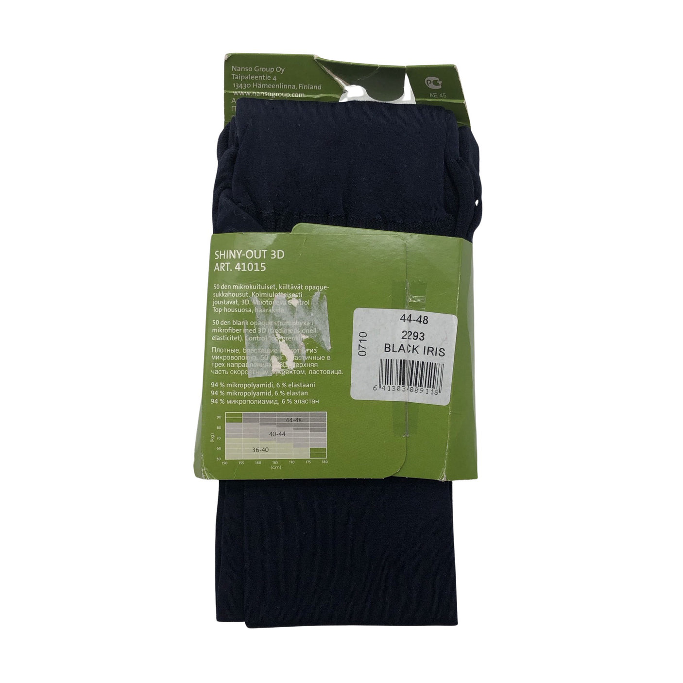 Unisex Norlyn - Stockings, thin, size 44 - Black (4)