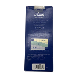Unisex Amar - Stockings, thin, size 40 - Natural white (4)