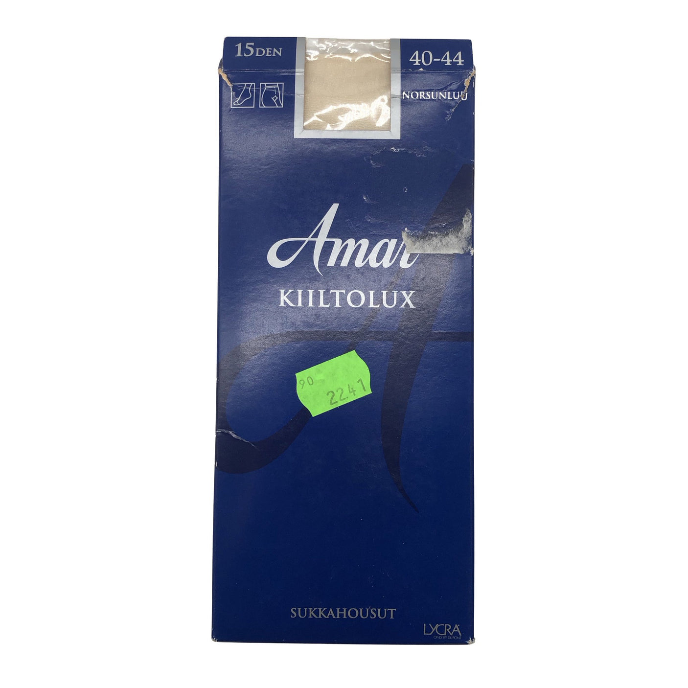 Unisex Amar - Stockings, thin, size 40 - Natural white (2)