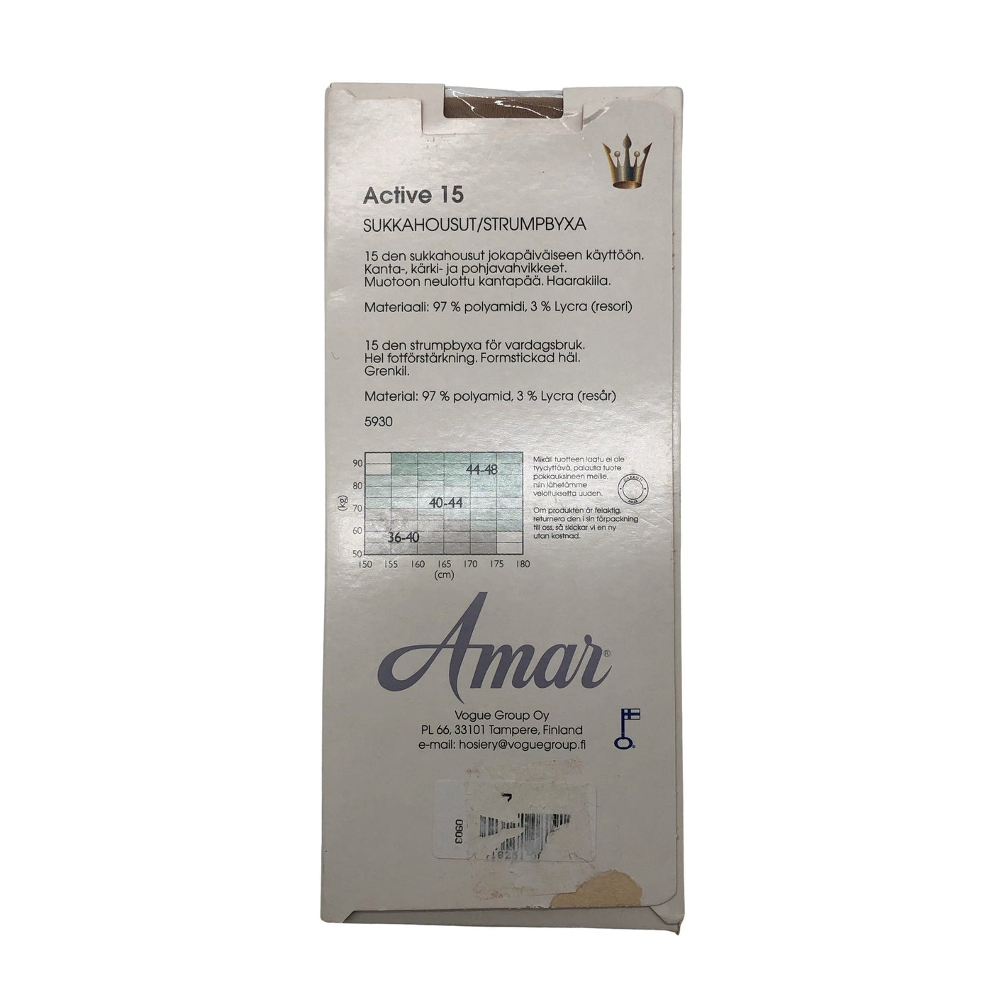 Unisex Amar - Stockings, thin, size 36 - Beige (3)