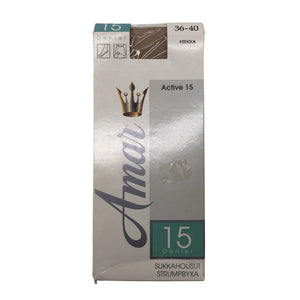 Unisex Amar - Stockings, thin, size 36 - Beige (1)