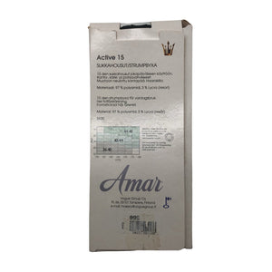 Unisex Amar - Stockings, thin, size 44 - Black (3)