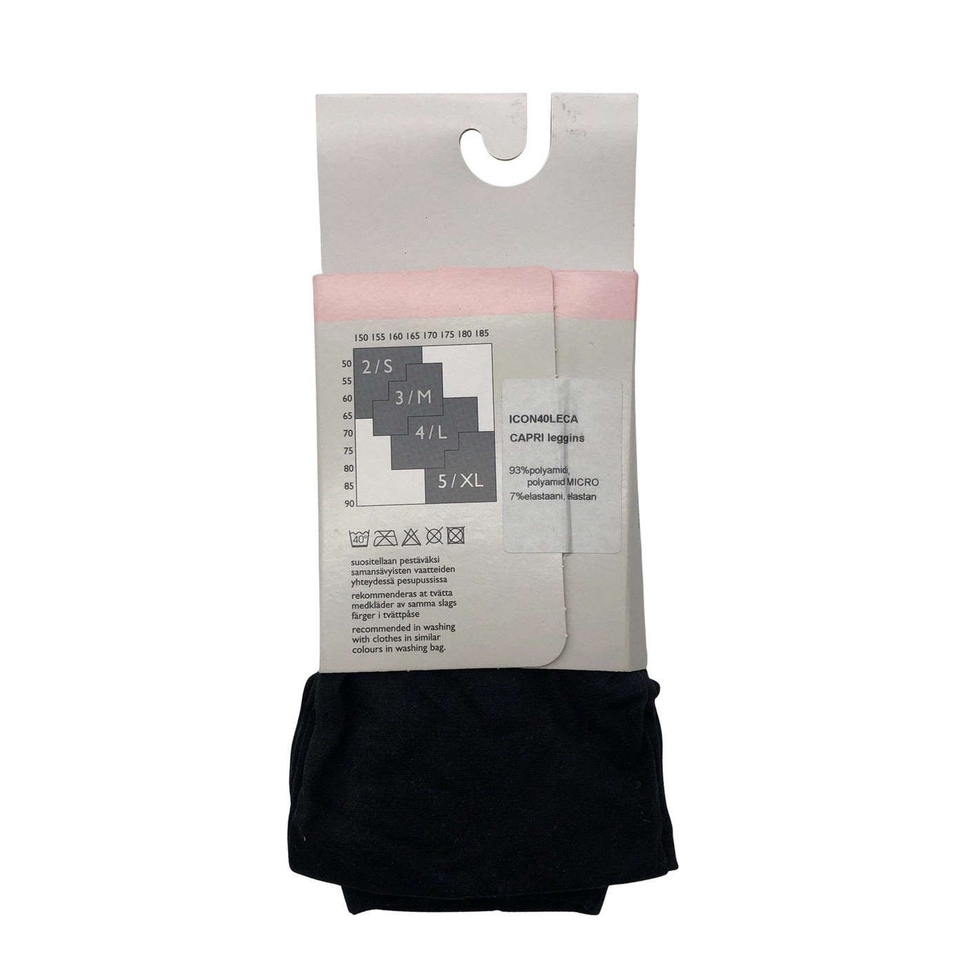 Unisex Emmy - Capri leggings, size 42 - Black (3)
