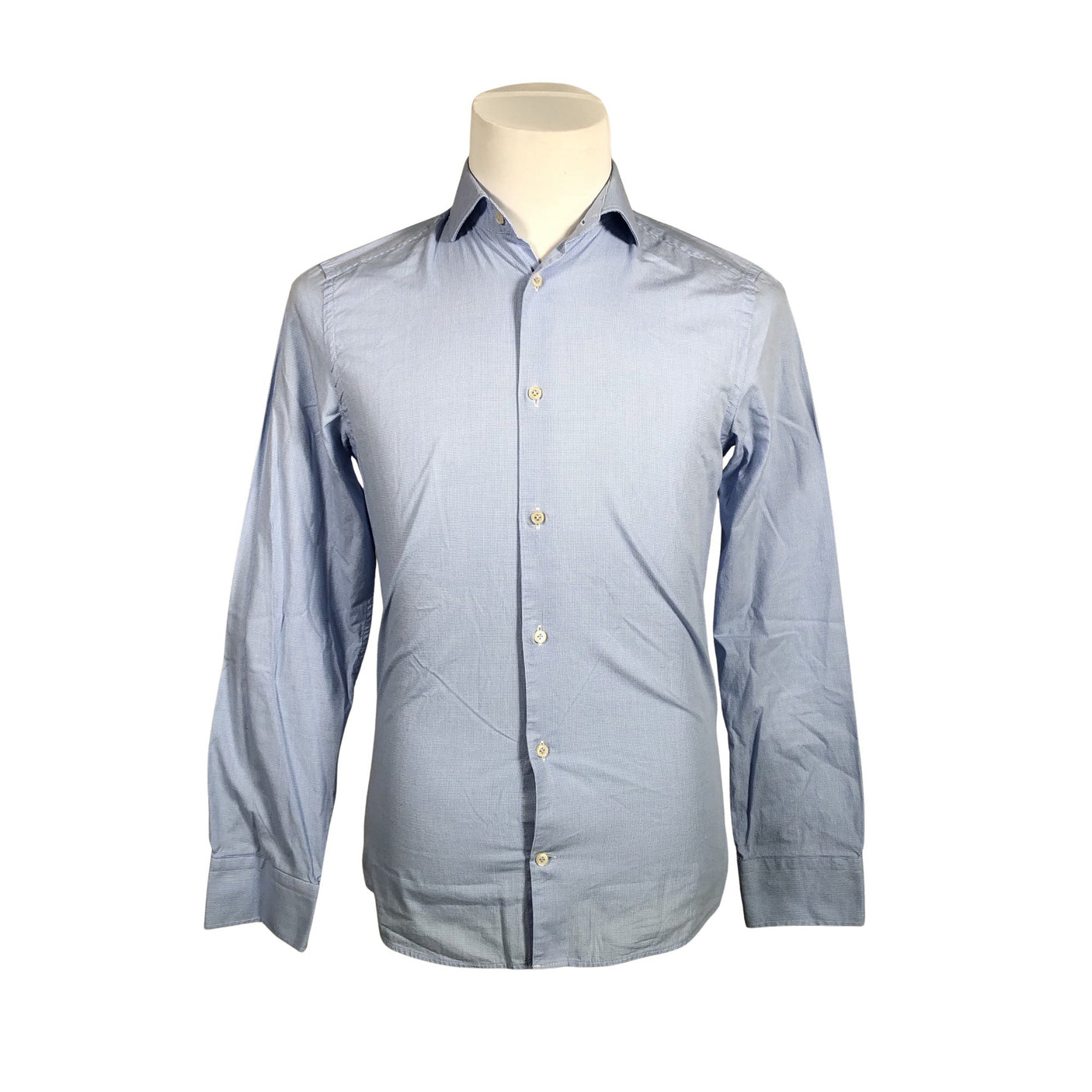 Unisex Riley - Collared shirt, size S - Light blue (1)