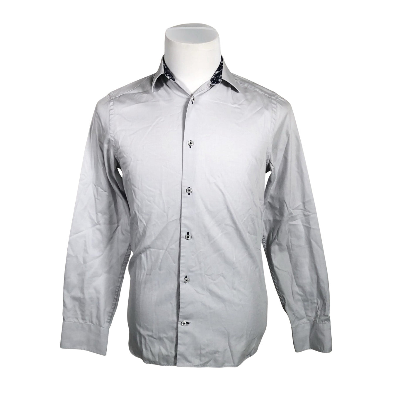 Unisex Riley - Collared shirt, size S - Gray (1)