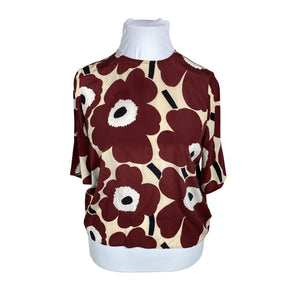 Unisex Marimekko - Short-sleeved blouse, size 42 - Red (1)