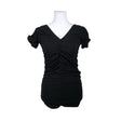 Unisex Even&Odd - Short-sleeved blouse, size 38 - Black ()