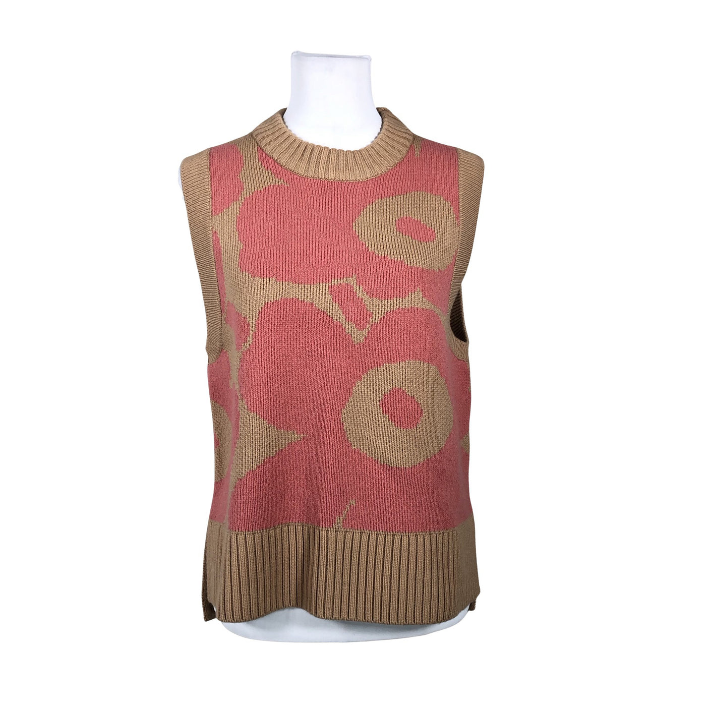 Unisex Marimekko - Knit vest, size 34 - Brown (1)