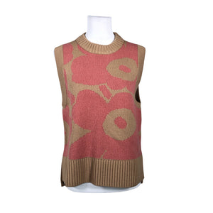 Unisex Marimekko - Knit vest, size 34 - Brown (1)
