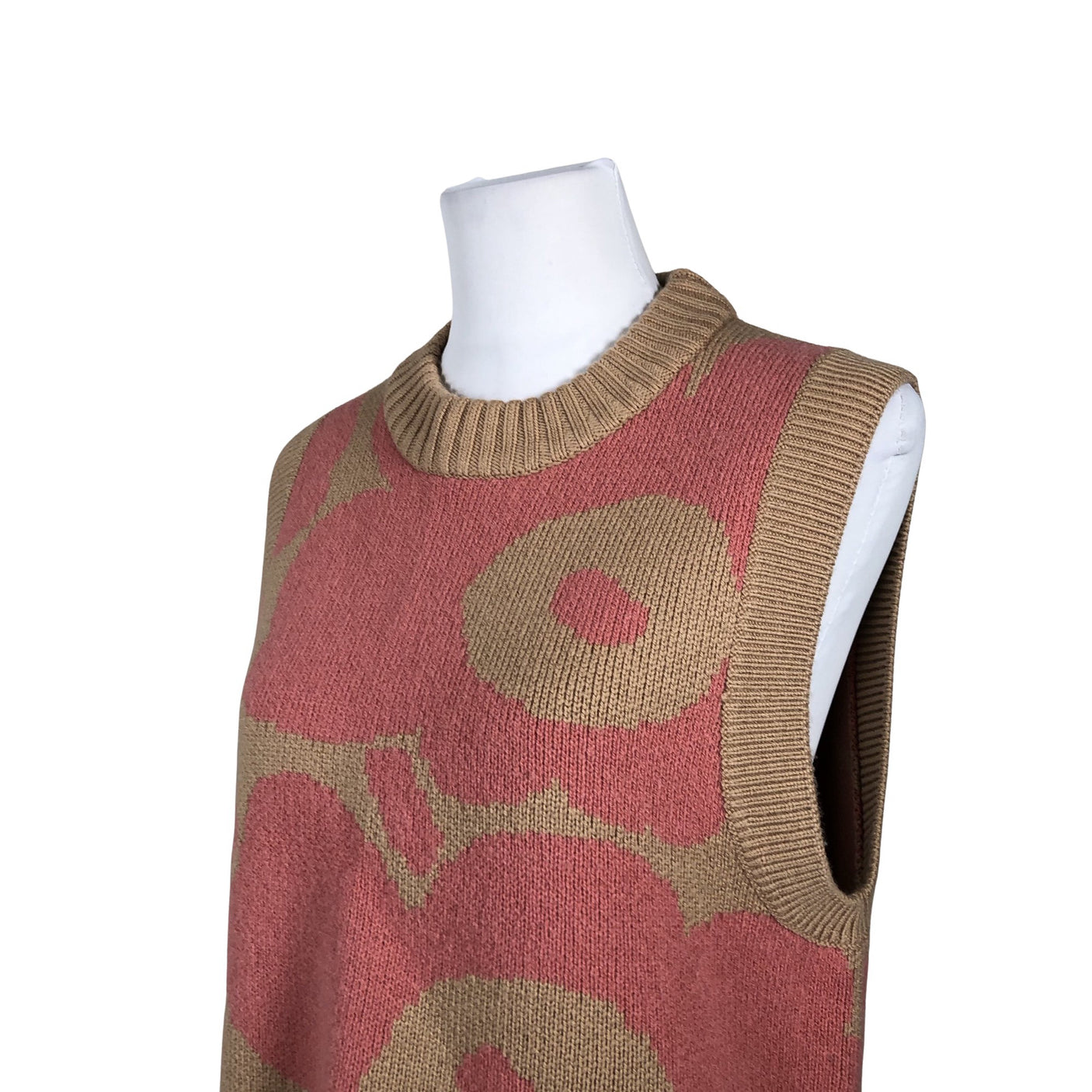 Unisex Marimekko - Knit vest, size 34 - Brown (2)