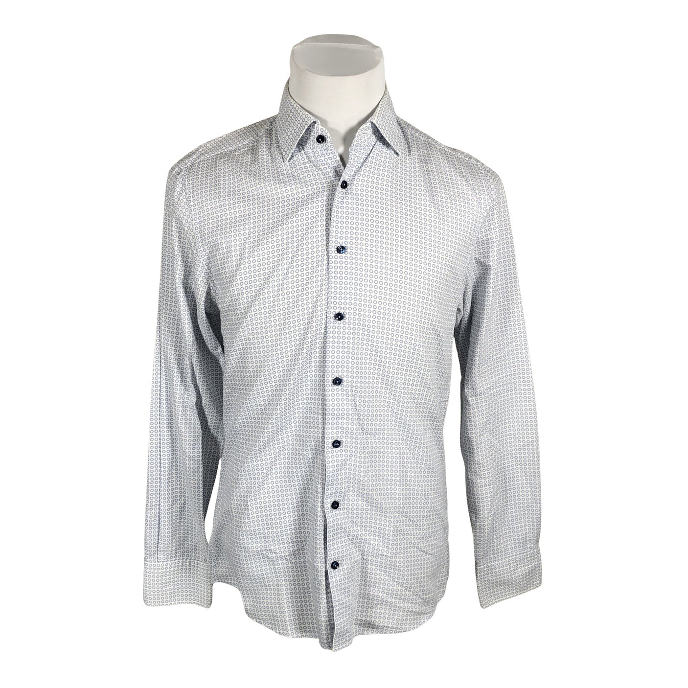 Unisex Stenströms - Collared shirt, size L - Light blue (1)
