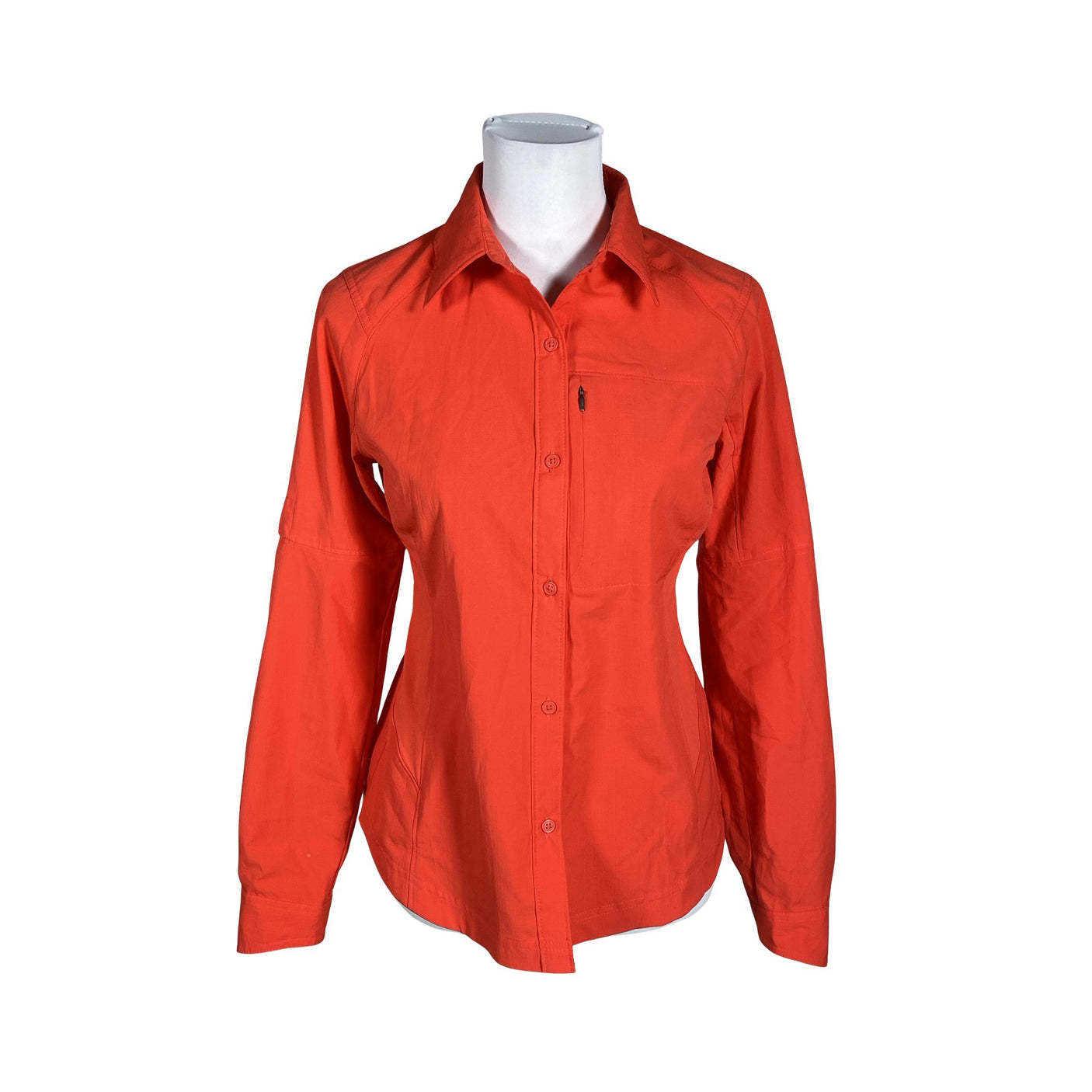 Unisex Columbia - Sports shirt, long sleeve, size 38 - Red (1)