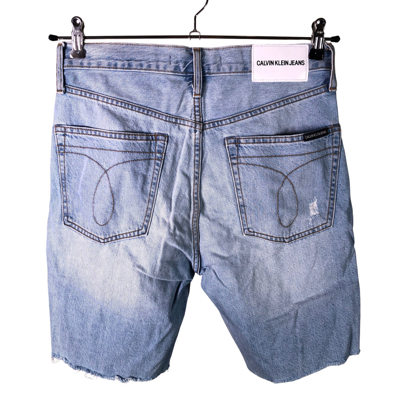 Unisex Calvin Klein - Denim shorts, size W28 - Light blue (2)