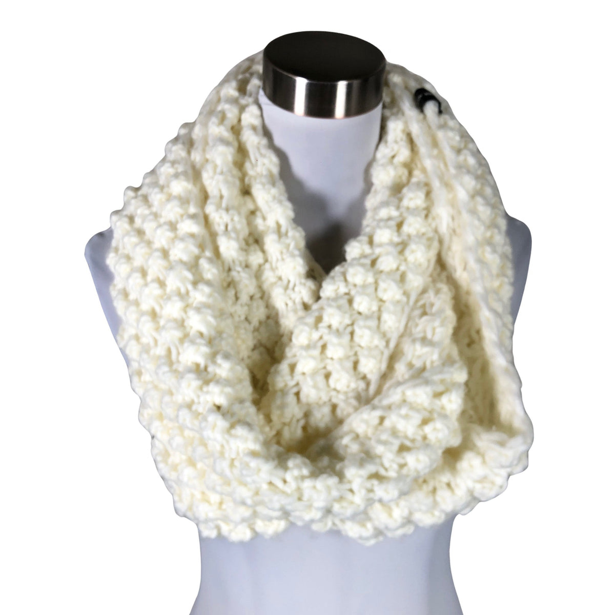 Unisex Hallhuber - Winter beanie, size 54 - 56 cm - Natural white (2)