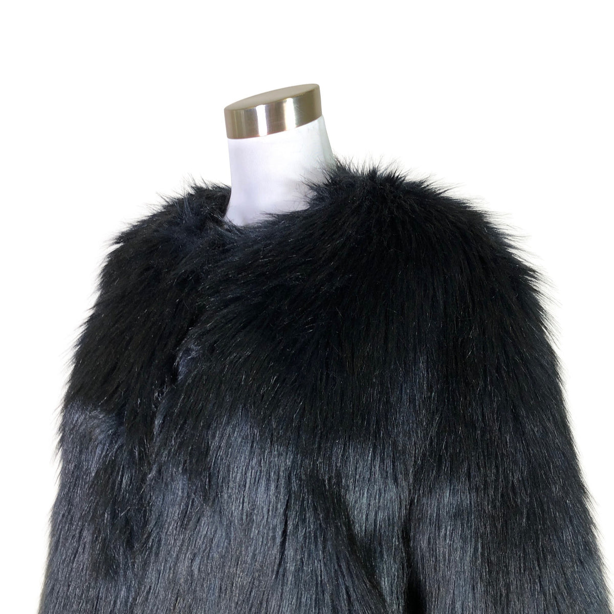 Unisex &Other Stories - Faux fur coat, size 34 - Blue (3)