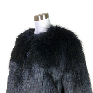 Unisex &Other Stories - Faux fur coat, size 34 - Blue (3)