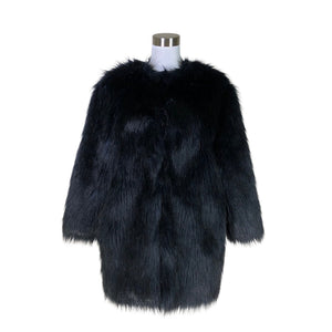 Unisex &Other Stories - Faux fur coat, size 34 - Blue (1)