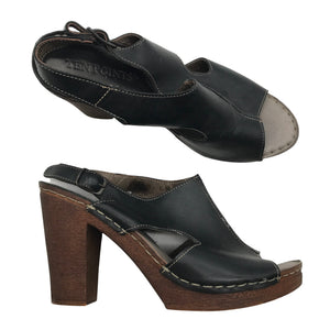 Unisex Ten Points - Heeled sandals, size 40 - Black (1)