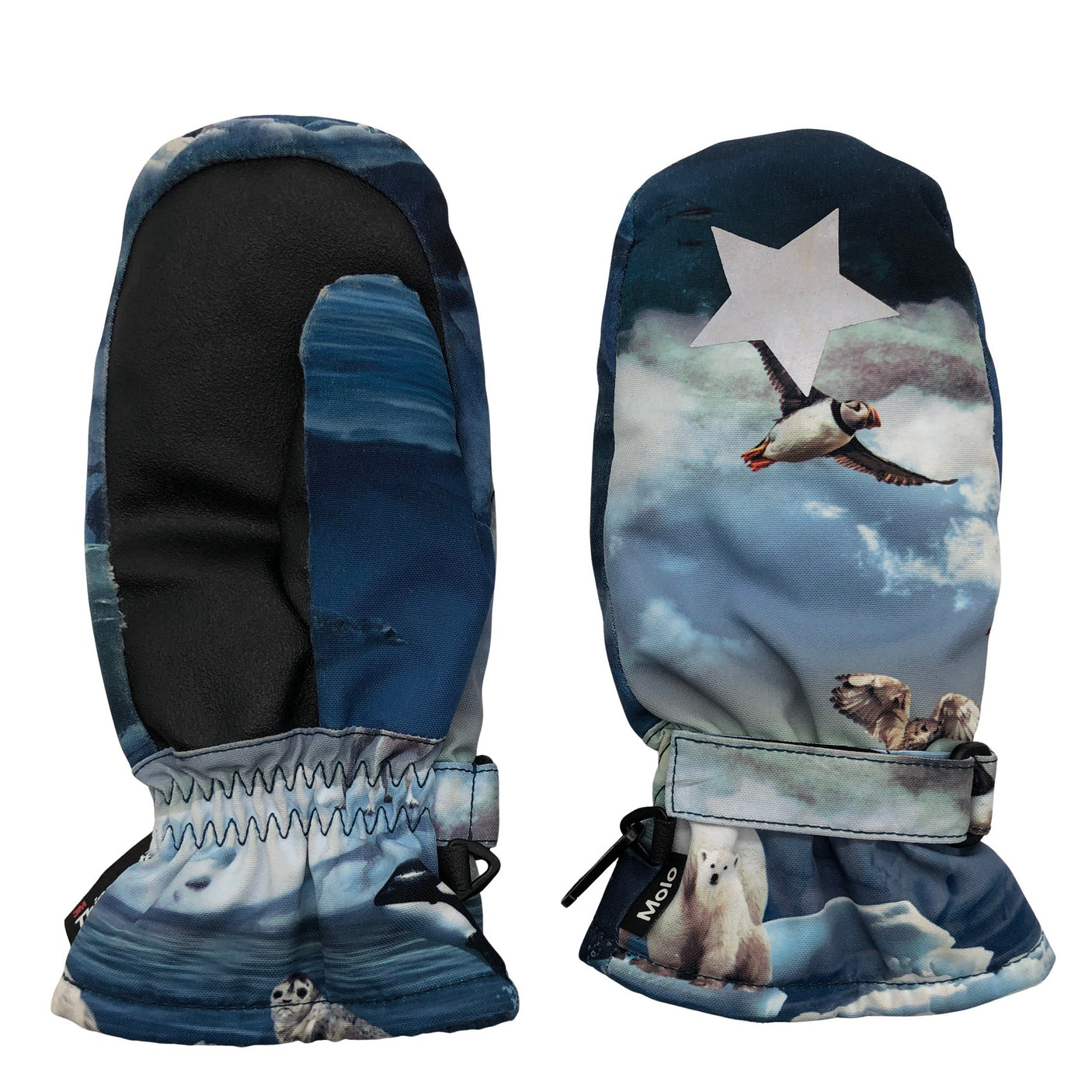 Unisex Molo Kids - Talvihanskat, koko 8 - 12 vuotta -  (1)
