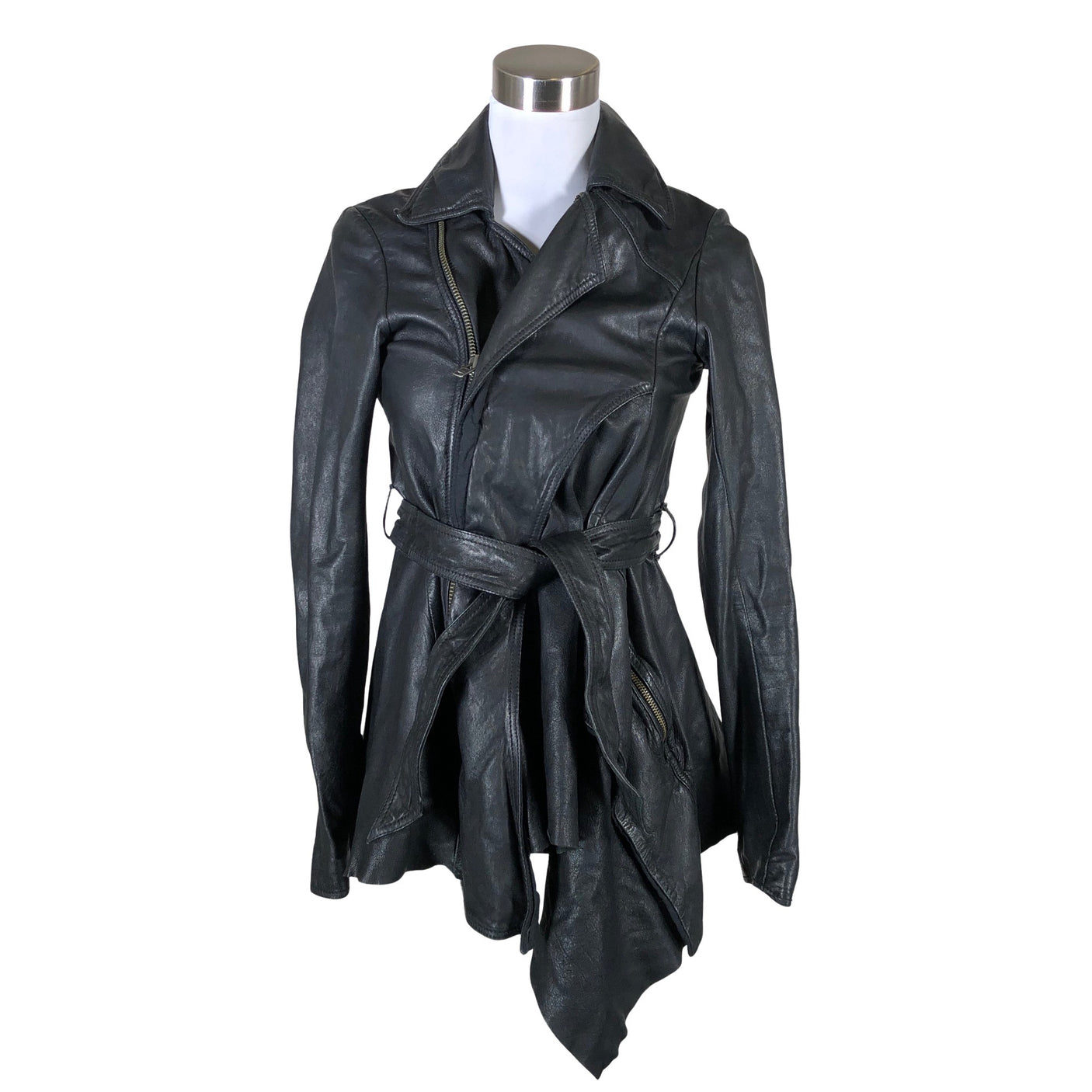 Unisex All Saints - Nahkatakki, koko 36 -  (1)