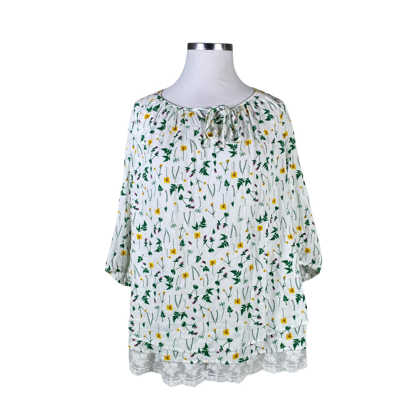 Unisex Ulla Popken - Sifonkitunika, koko 46 -  (1)
