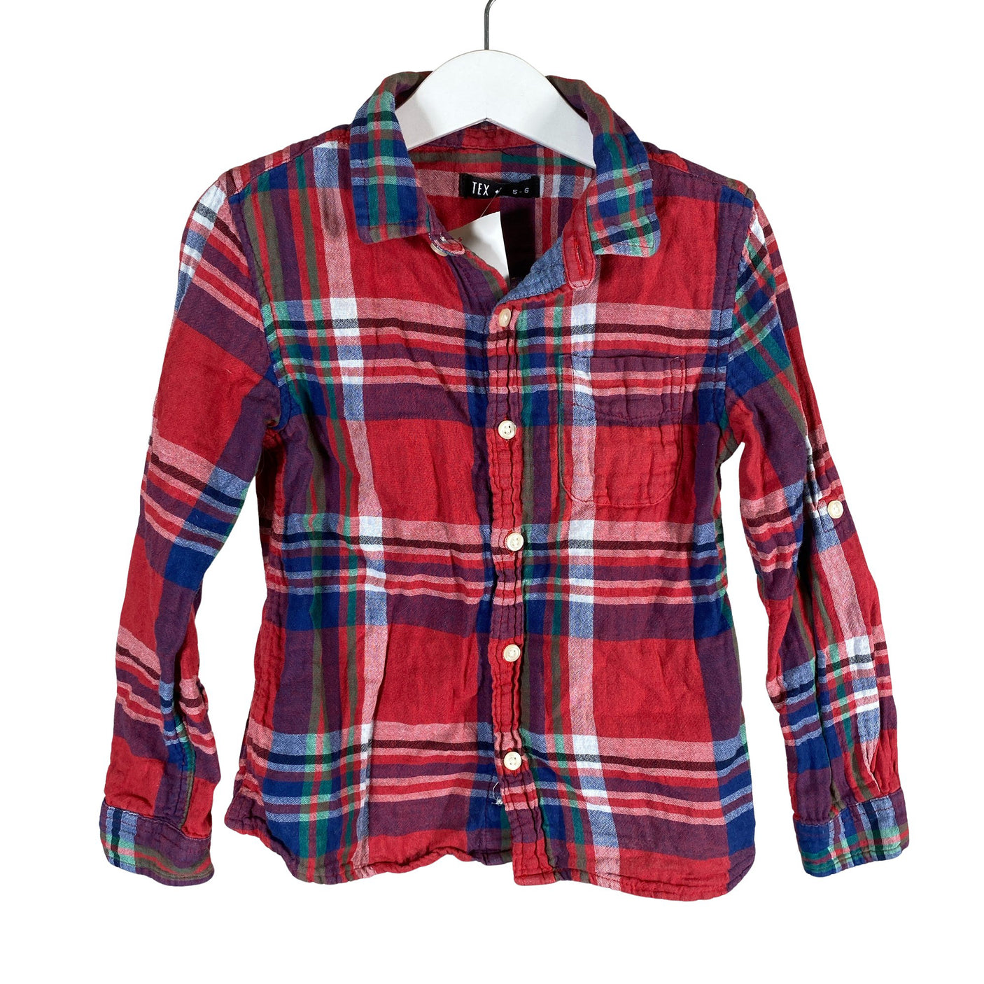 Unisex TEX - Kauluspaita, koko 110 - 116 -  (1)