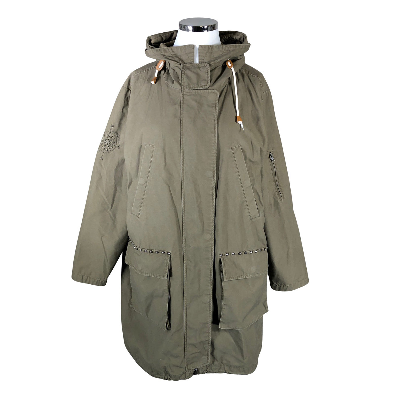 Unisex Cream - Ulkoilutakki, koko 46 -  (1)