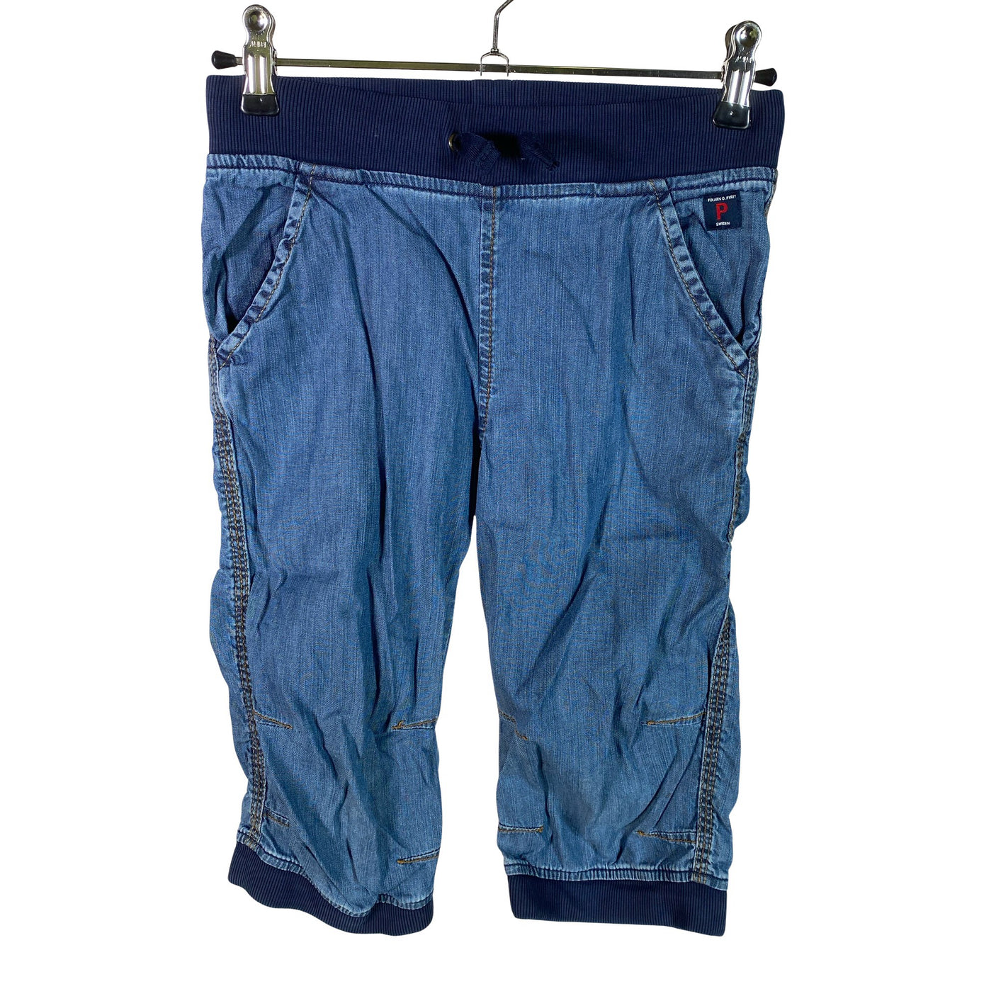 Unisex Polarn O. Pyret - Farkkushortsit, koko 122 - 128 -  (1)