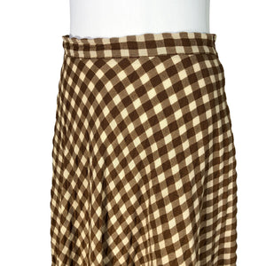 Unisex Samuji - Fabric skirt, size 38 - Brown (3)