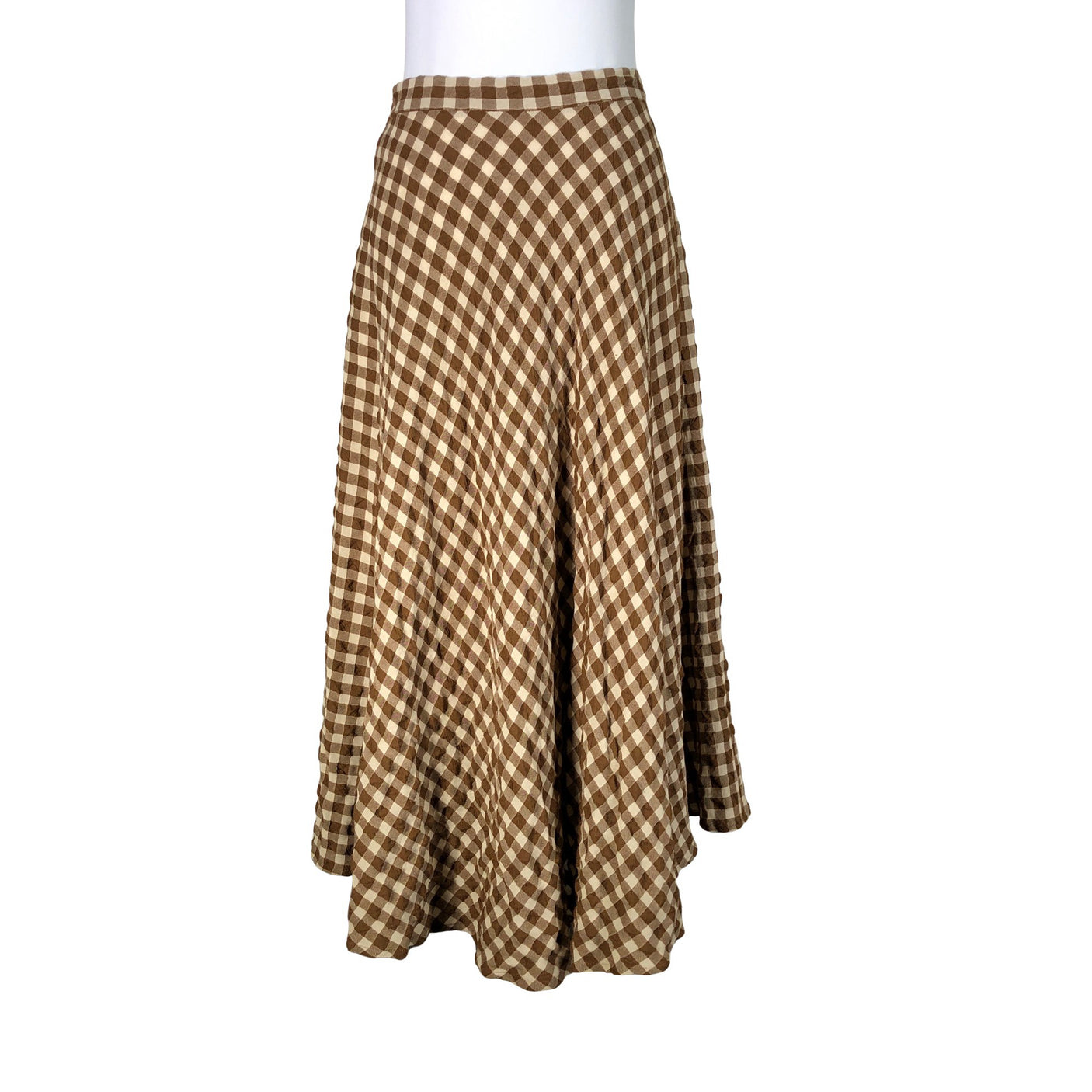Unisex Samuji - Fabric skirt, size 38 - Brown (2)