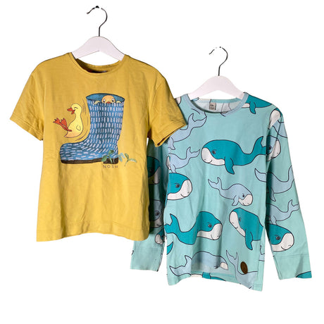 Unisex Blaa - Trikoopaita, koko 122 - 128 -  ()