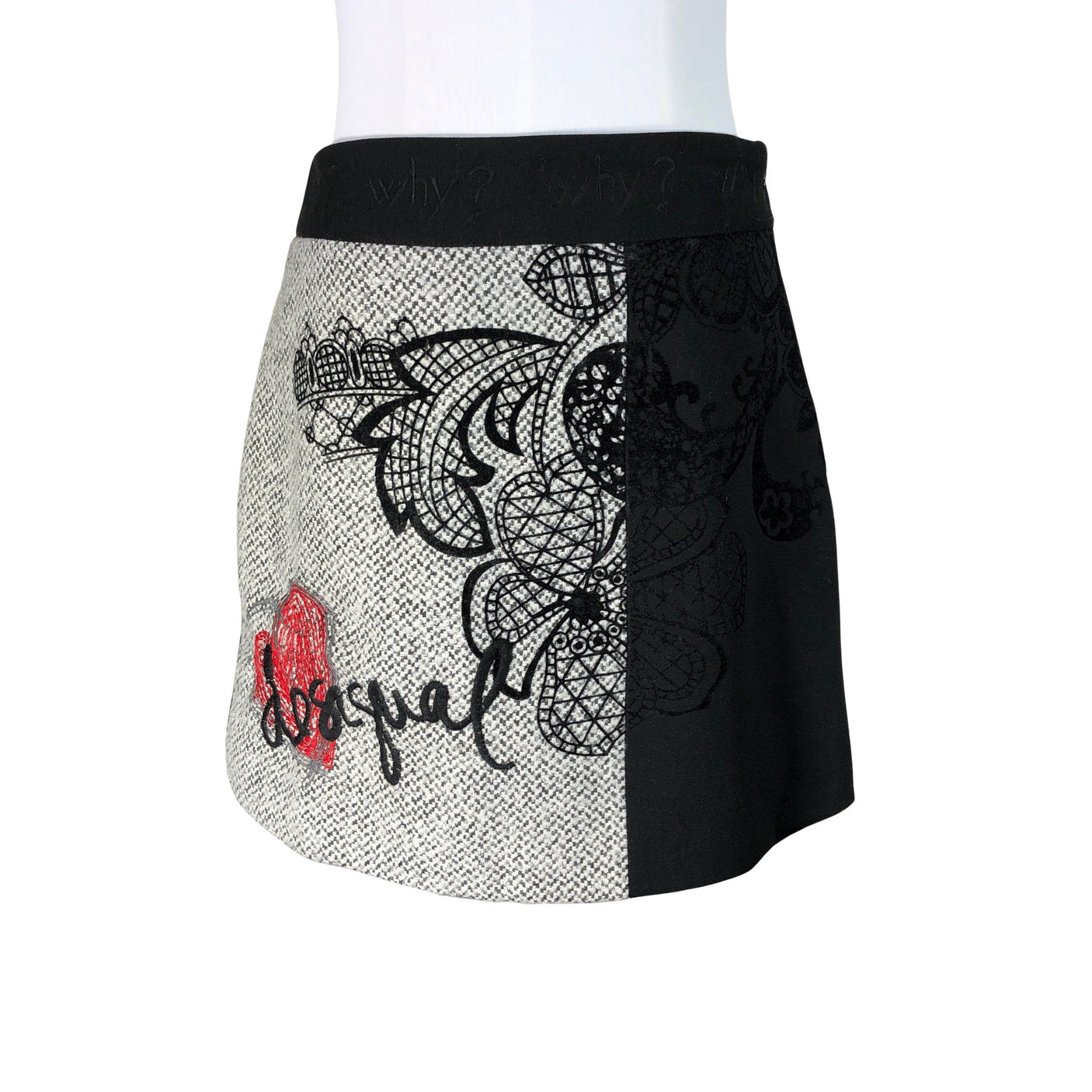 Unisex Desigual - Suora hame, koko 38 -  (1)