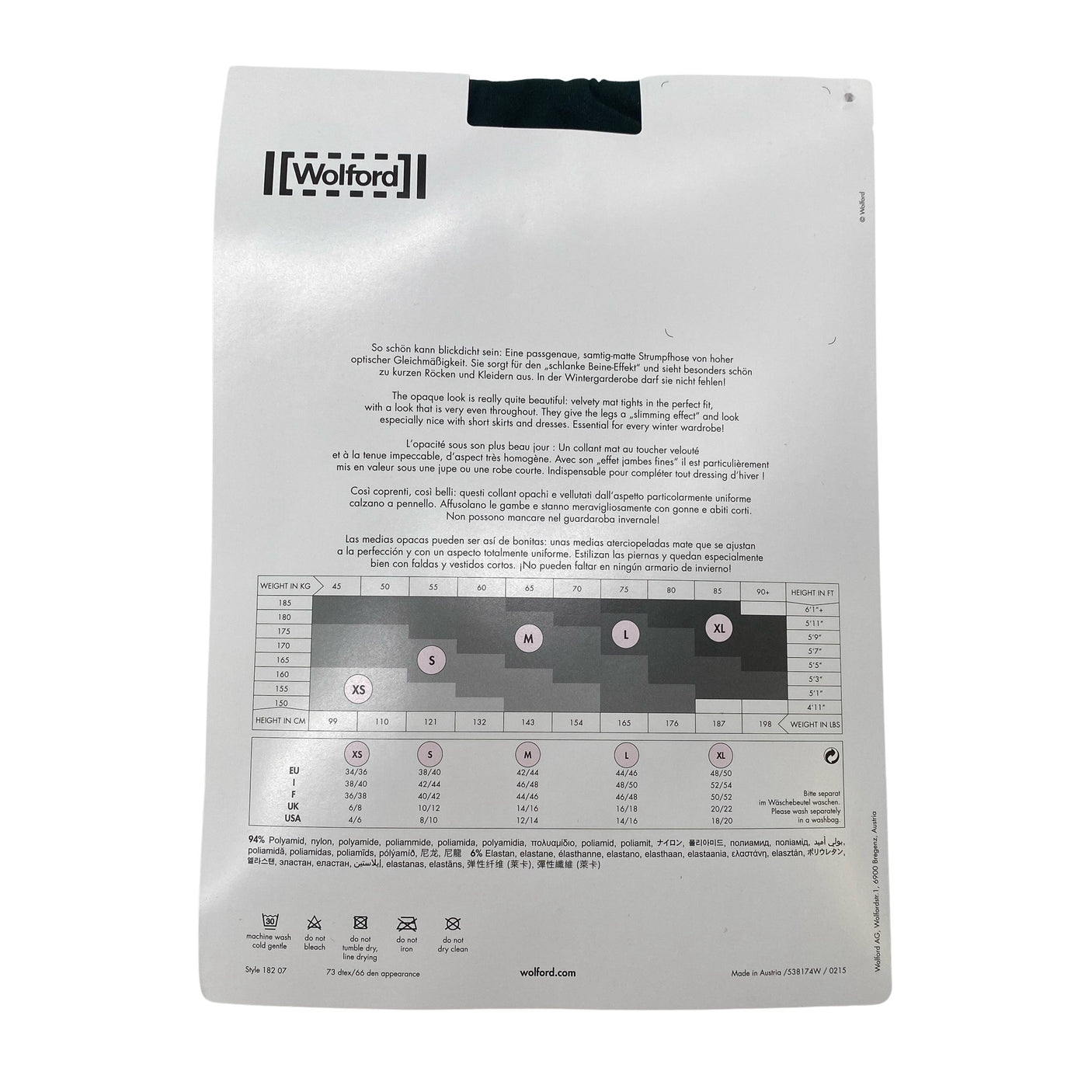 Unisex Wolford - Sukkahousut, ohuet, koko 38 -  (2)