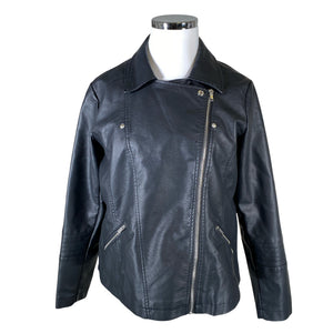 Unisex Zizzi - Nahkatakki, koko 46 -  (2)