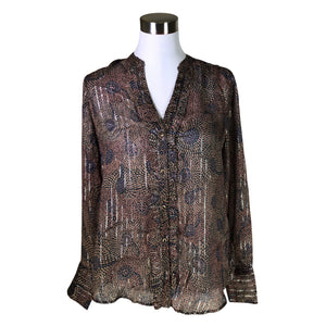 Unisex Mos Mosh - Blouse, size 38 - Brown (1)