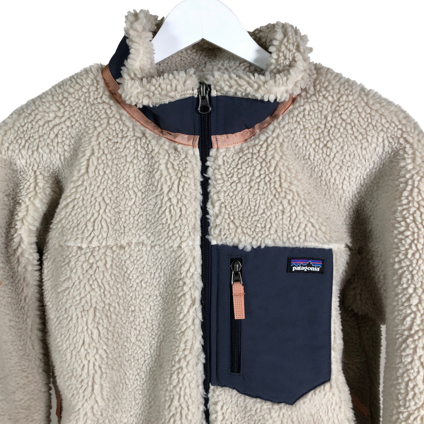 Unisex Patagonia - Fleece jacket, size 170 - 176 - Beige (3)