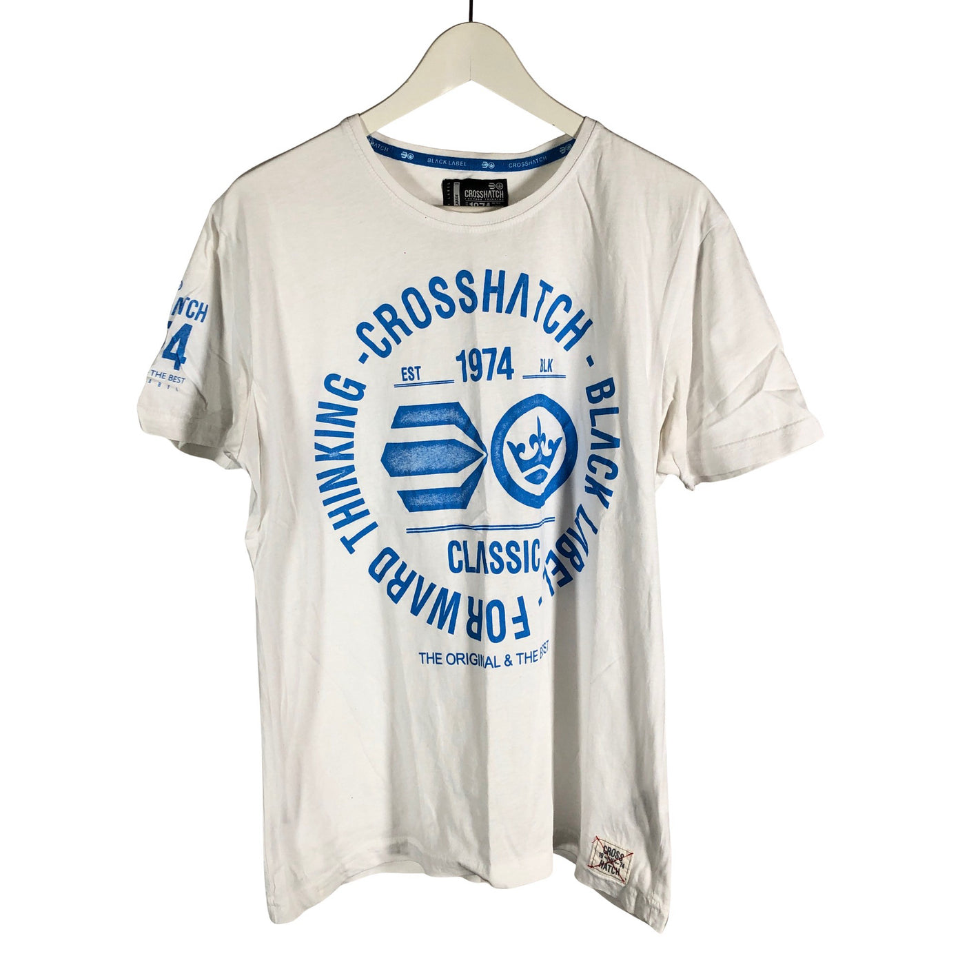 Unisex Crosshatch - T-paita, koko L -  (1)