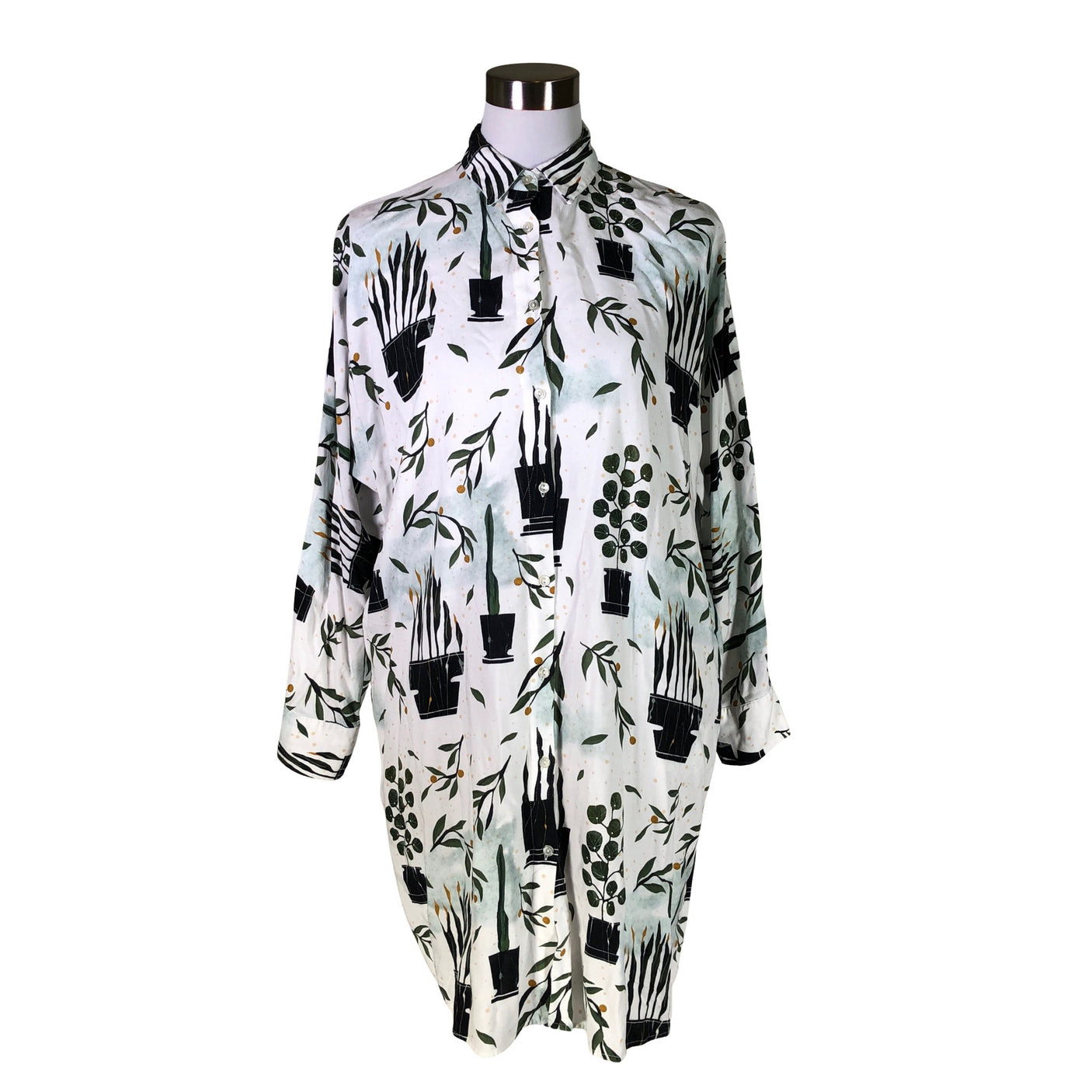 Unisex Riva Clothing - Schiffon dress, size 36 - White (1)