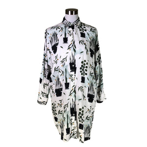 Unisex Riva Clothing - Schiffon dress, size 36 - White (1)