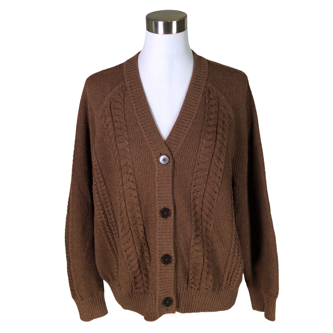 Unisex Alpa - Cardigan, size 40 - Brown (1)