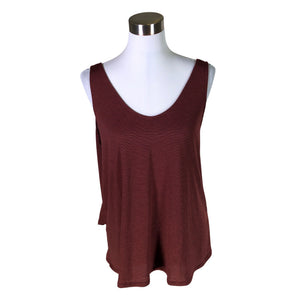 Unisex Manduka - Sports top, size 40 - Wine red (1)