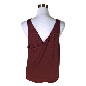 Unisex Manduka - Sports top, size 40 - Wine red (2)