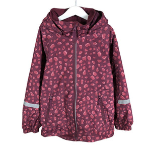 Unisex Polarn O. Pyret - Spring/Fall jacket, size 134 - 140 - Wine red (1)