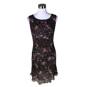 Unisex Your Face - Schiffon dress, size 40 - Brown (1)