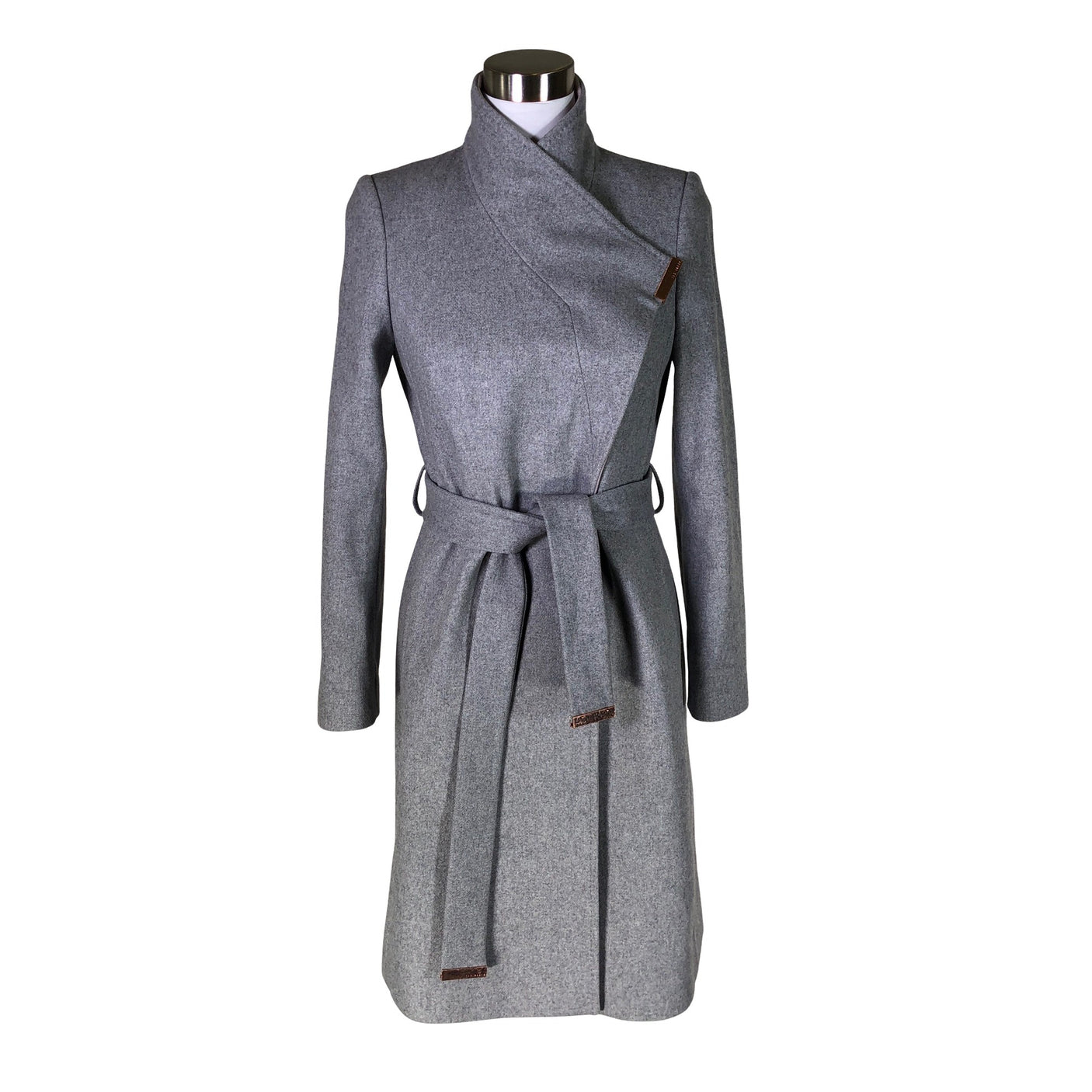 Unisex Ted Baker - Wool coat, size 36 - Gray (1)