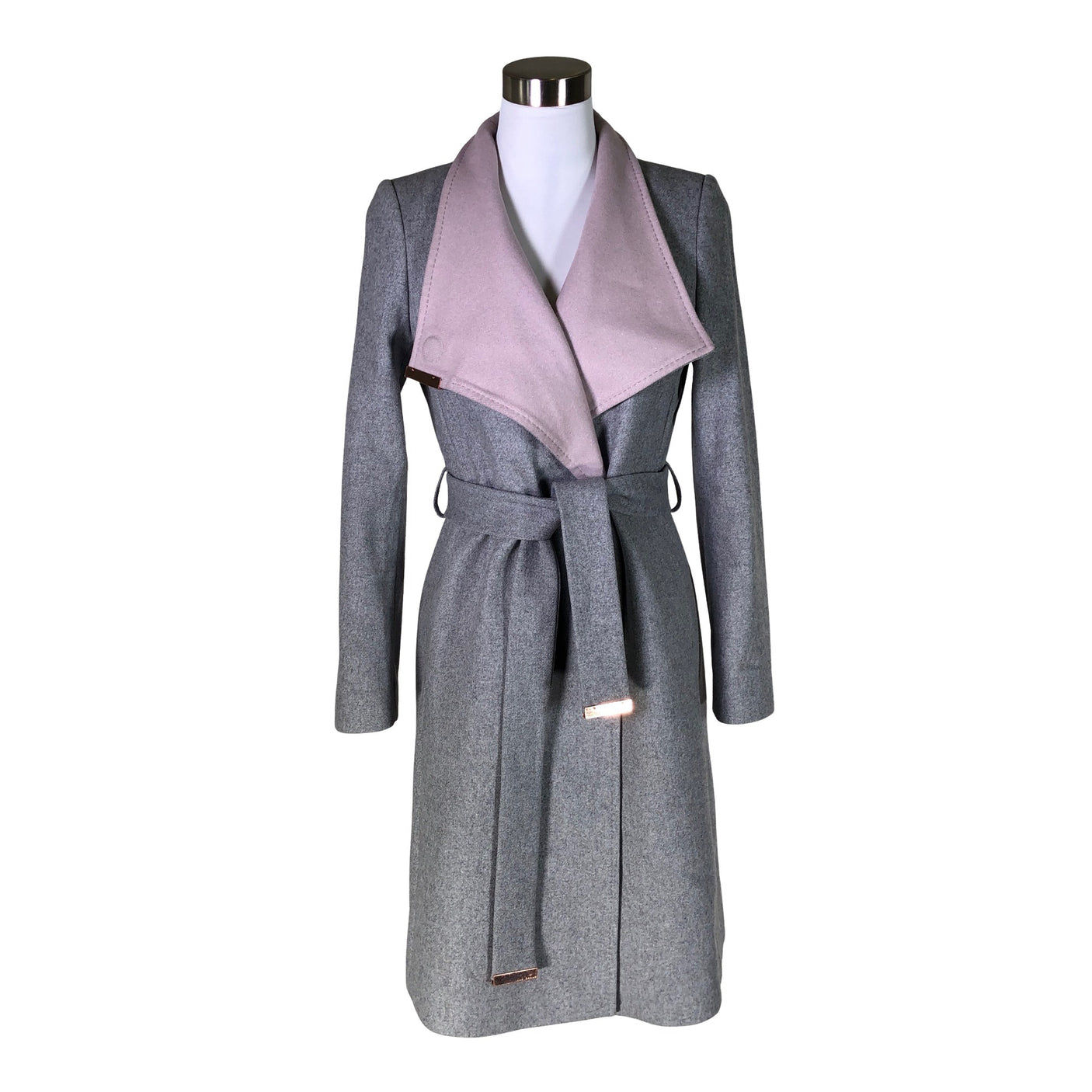 Unisex Ted Baker - Wool coat, size 36 - Gray (3)