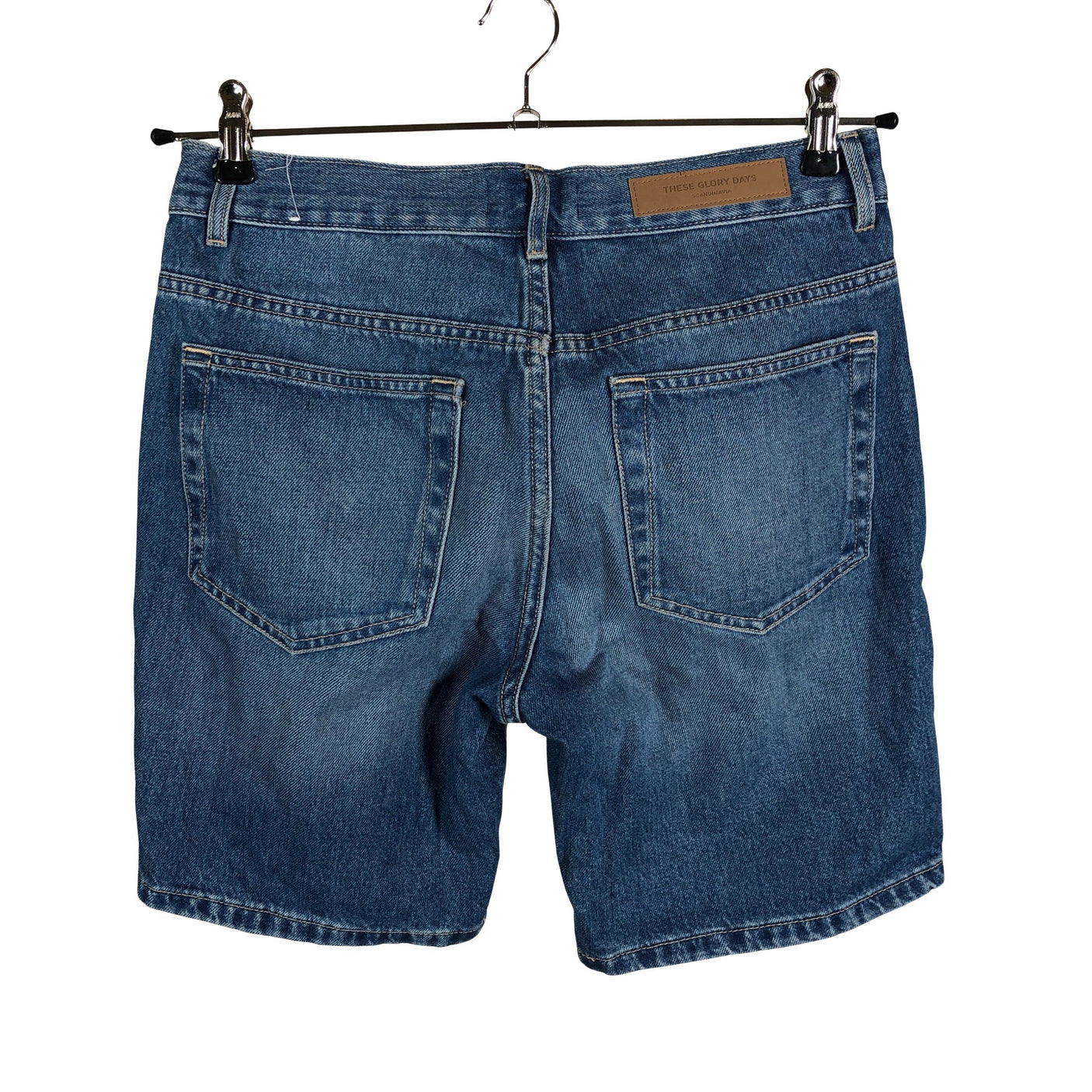 Unisex These Glory Days - Denim shorts, size S - Blue (2)