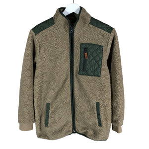 Unisex POMPdeLUX - Fleece jacket, size 158 - 164 - Brown (1)
